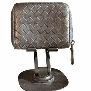 Bottega Veneta Black Woven Wallet (Unisex)